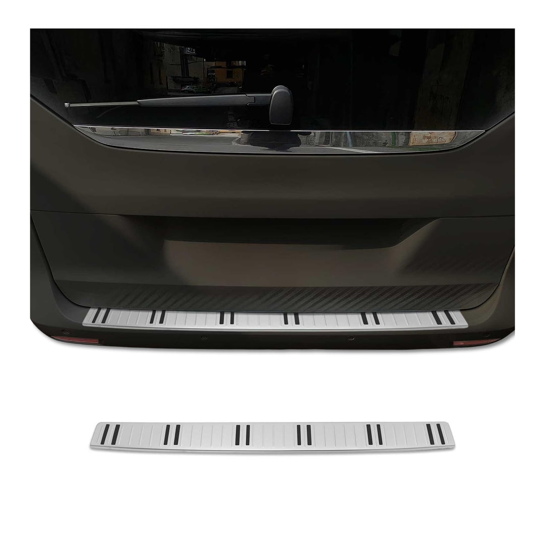 OMAC Ladekantenschutz kompatibel mit Mercedes Vito W447 2014-2022 Chrom Edelstahl Gebürstet Vito W44