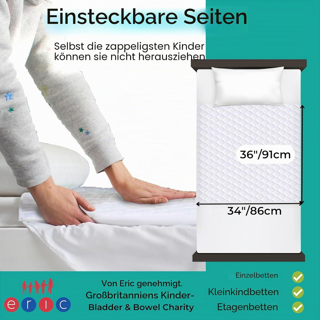 Hygge Sheets® Bettunterlage wasserdicht für Kinder | passend für Baby- & Kinderbett bis 90 cm Breite