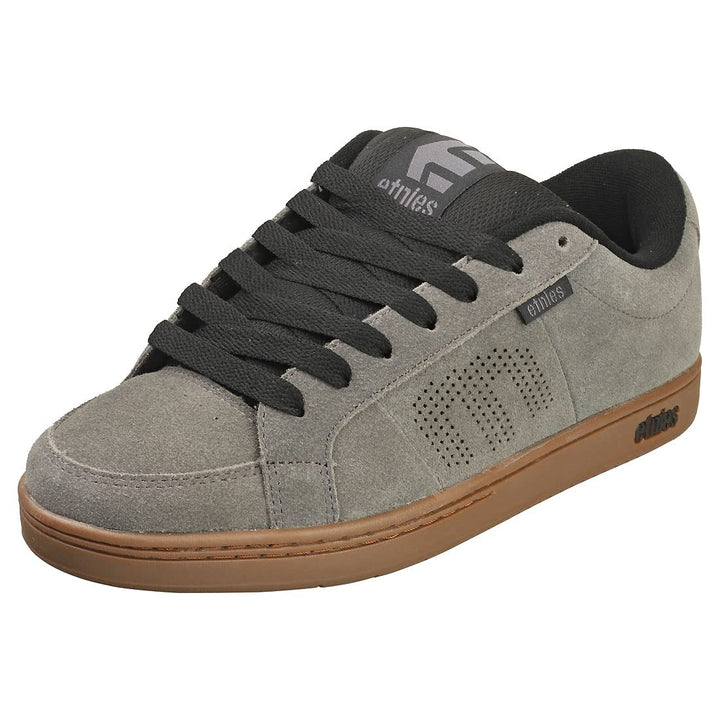 Etnies Herren Kingpin Skateboardschuhe 41 EU Grau Schwarz, 41 EU Grau Schwarz