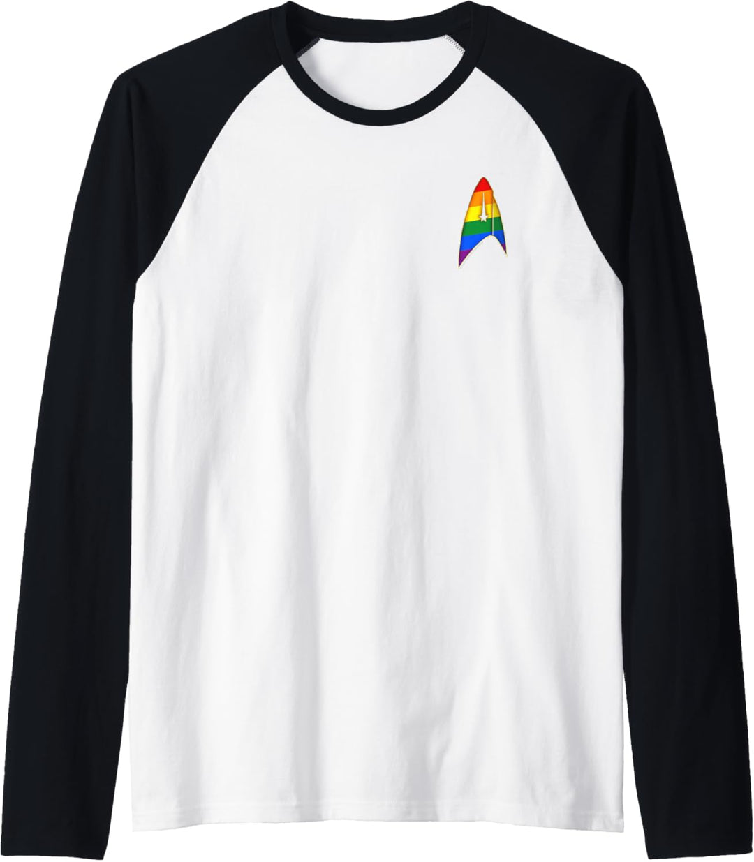 Star Trek: Discovery Rainbow Pride Starfleet Pocket Badge Raglan