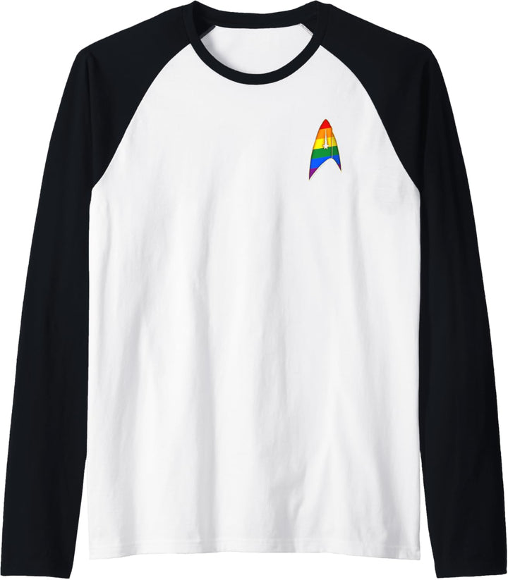 Star Trek: Discovery Rainbow Pride Starfleet Pocket Badge Raglan