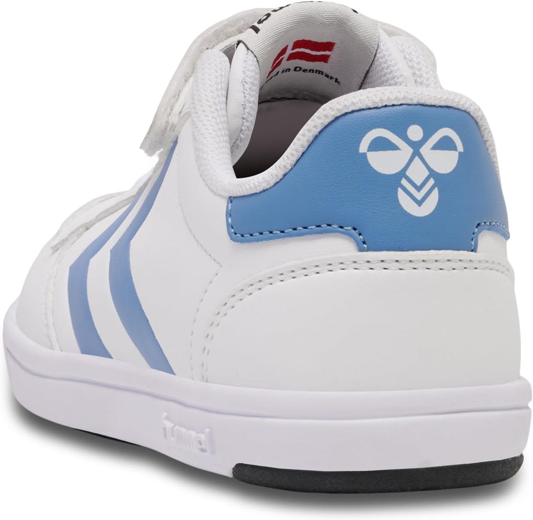 hummel Unisex Kinder Stadil Light Quick Jr Sneaker 26 EU White Navy, 26 EU White Navy