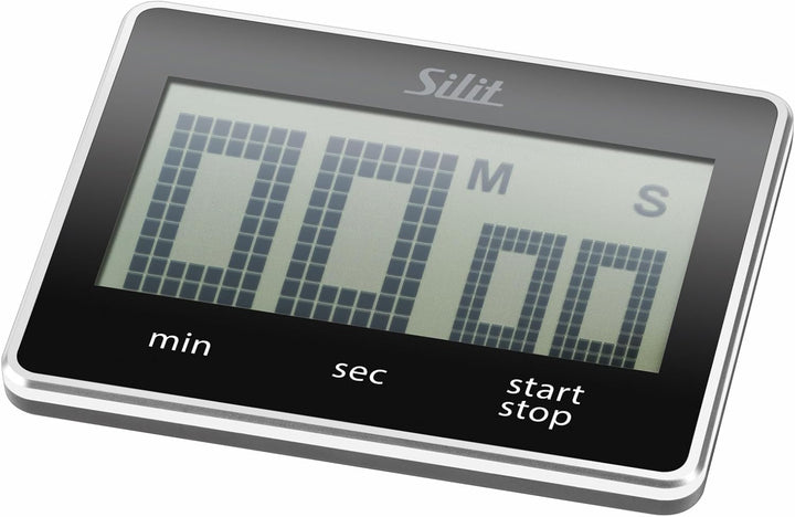 Silit Attimo Kurzzeitwecker digital, 9 x 7 cm, Küchentimer, Countdown, Timer, Eieruhr digital, Kunst