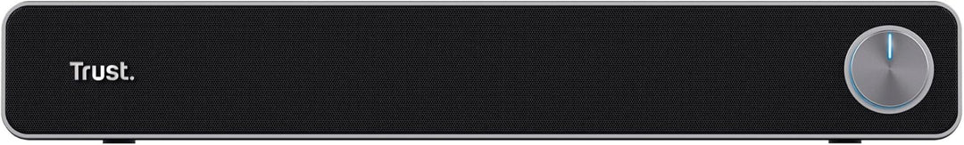 Trust Arys Soundbar, PC Lautsprecher, USB Betrieb, 12 W Spitzenleistung, 3,5 mm AUX Anschluss, Compu
