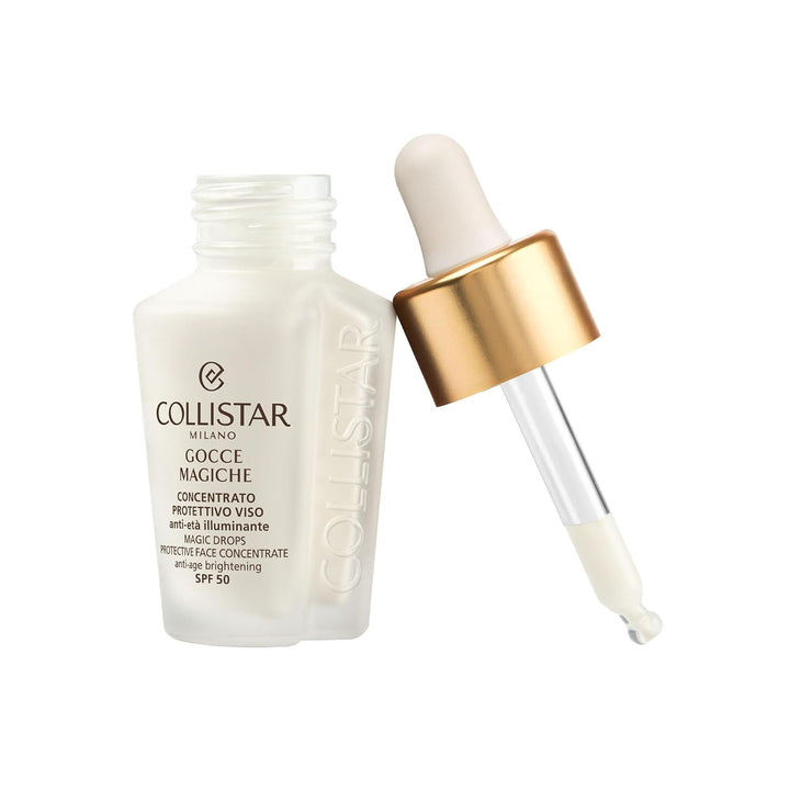 Collistar Gocce Magiche Schützend Spf50, superleichte und flüssige Textur, verleiht dem Teint Ausstr