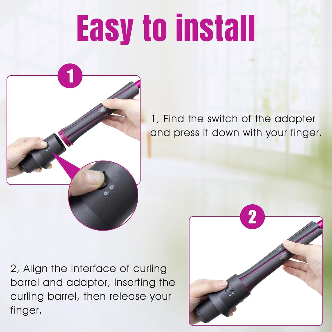 Chuancheng Stück 30 mm lange Lockenwickler, kompatibles Haarwerkzeug für Dyson Airwrap Styler Zubehö