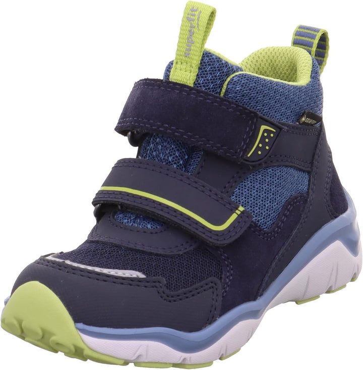Superfit Jungen SPORT5 leicht gefütterte Gore-Tex Sneaker 21 EU Weit Blau Hellgrün 8030, 21 EU Weit