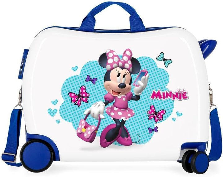 Disney Minnie Good Mood Kinder-Koffer Mehrfarbig 50x38x20 cms Hartschalen ABS Kombinationsschloss 2,