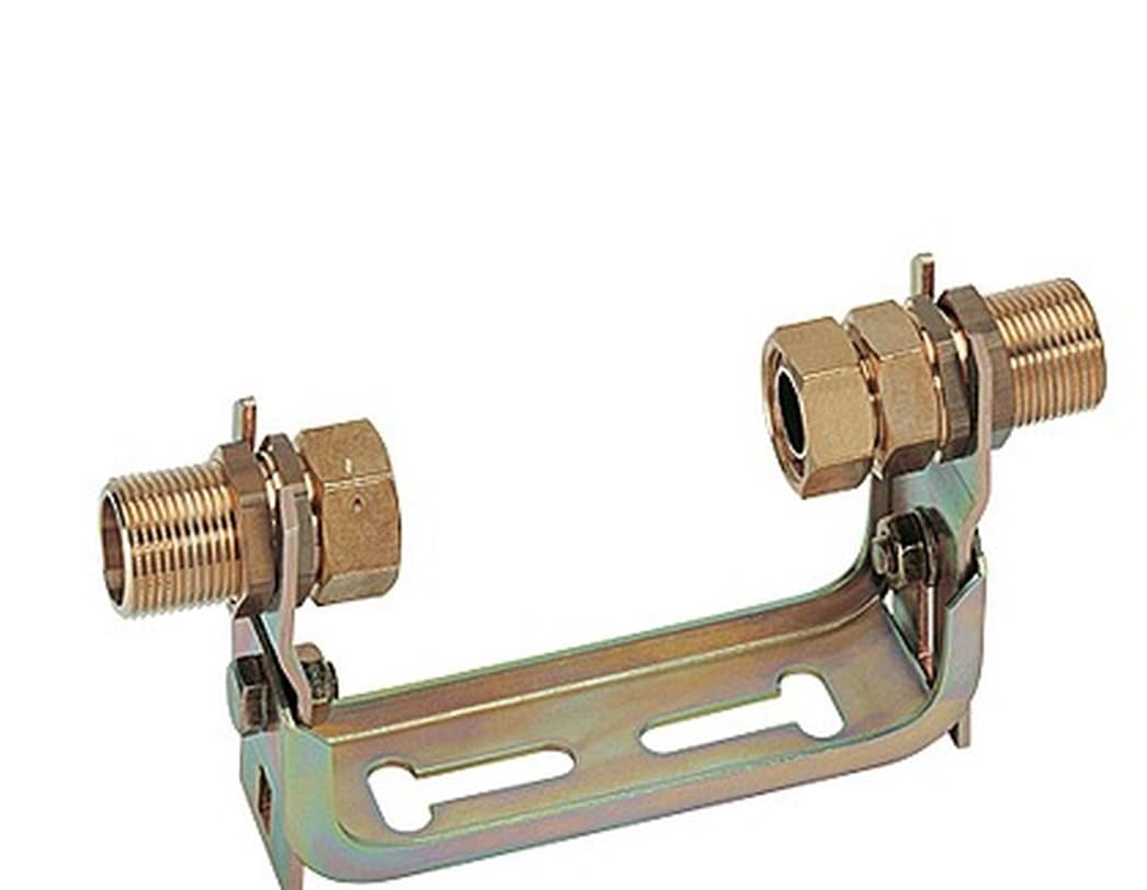 Wasserzähler Einbaubügel DN 25 (1") Edelstahl verstellbar QN 2,5 190 mm