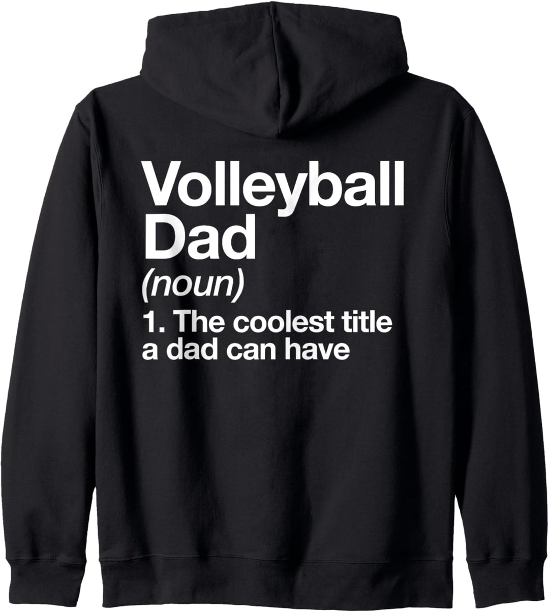 Volleyball Dad Definition Lustige Sports Kapuzenjacke