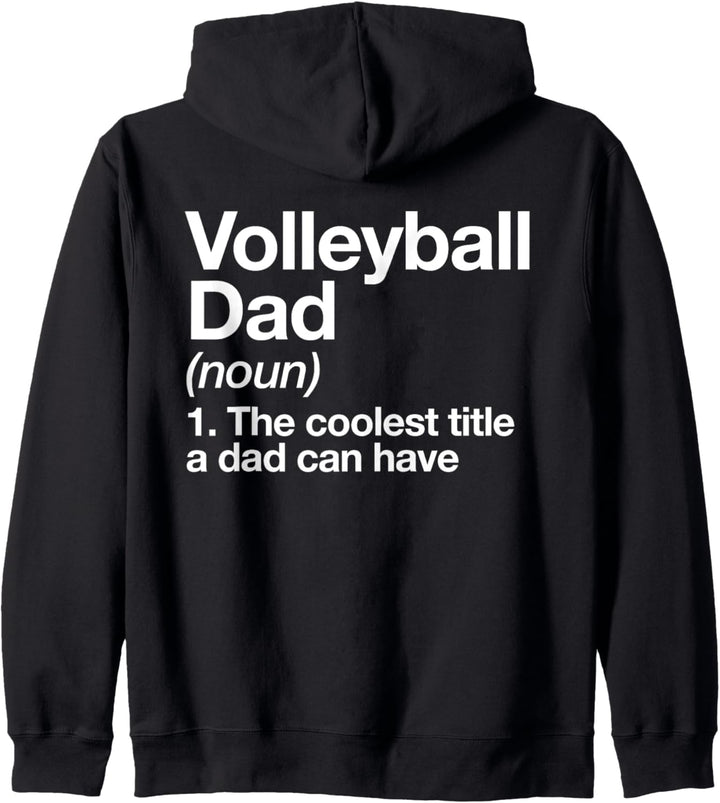 Volleyball Dad Definition Lustige Sports Kapuzenjacke