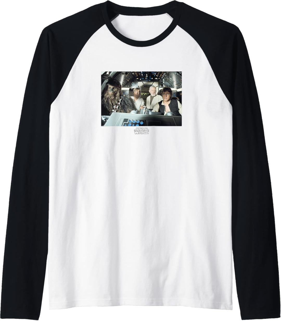 Star Wars Crew Black Raglan