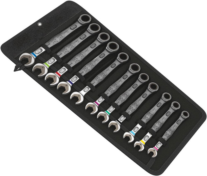 Wera 05020013001 6000 Joker 11 Set 1, Maul-Ringratschenschlüssel-Satz, metrisch, 11-teilig 11-teilig