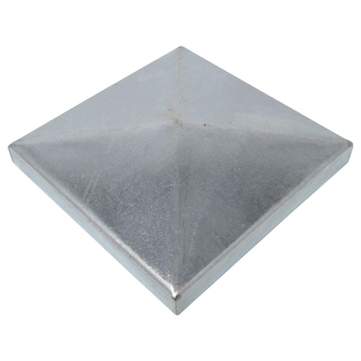 10 x SO-TOOLS® Pfostenkappe Pyramide Stahl verzinkt Abdeckkappe für Pfosten 80 x 80 mm 80 x 80 mm (1