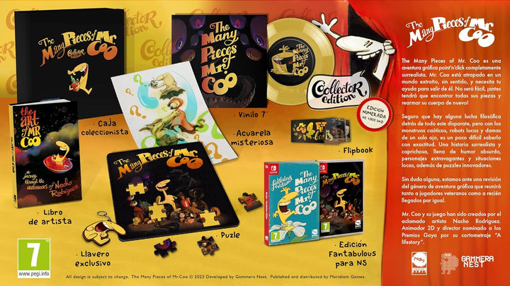 The Many Pieces of Mr. Coo - Coollectors Edition (Switch) Nintendo Switch Coollectors Edition, Ninte