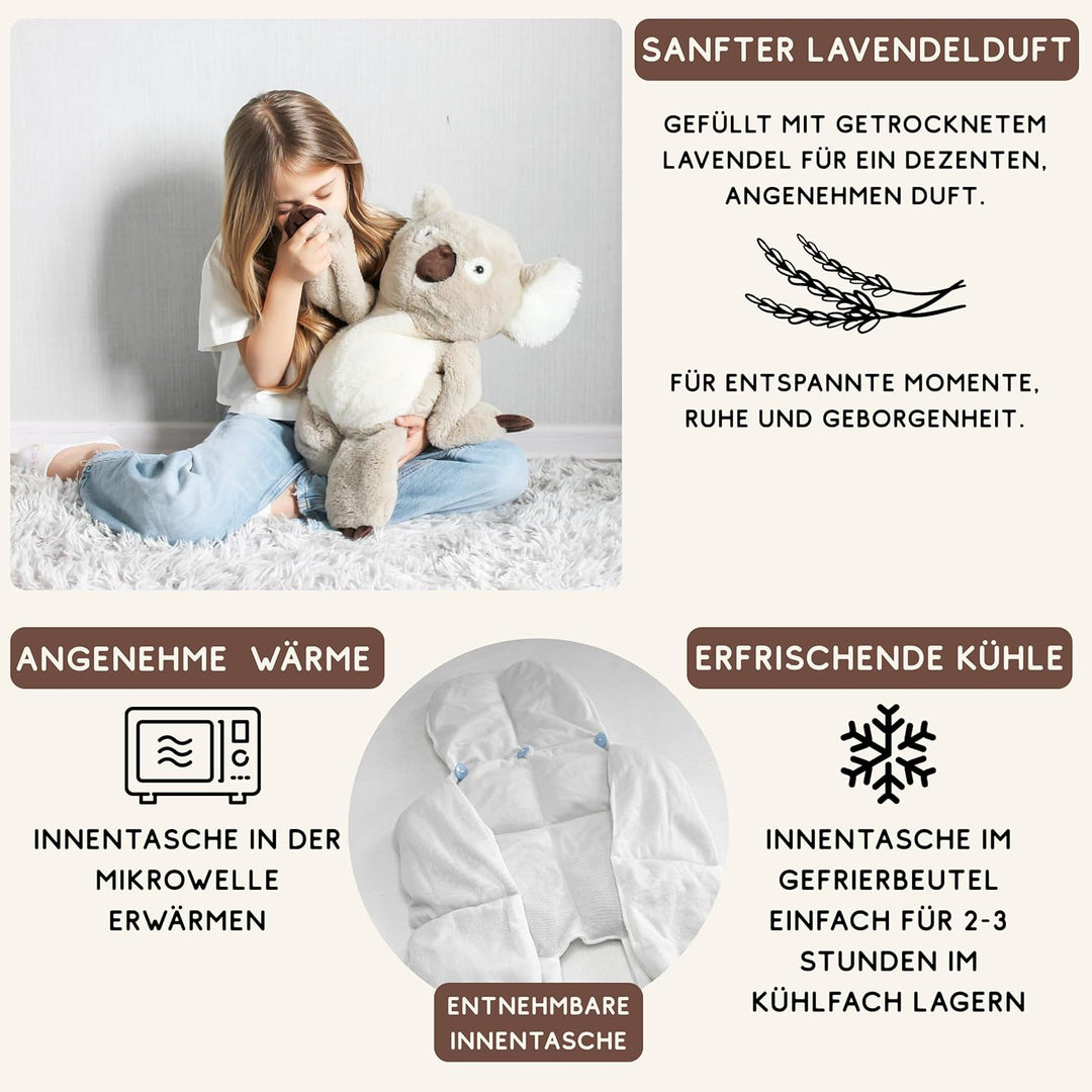 DRACA Weighted Stuffed Animal Gewichtskuscheltier 2,3kg | Gewichtstiere Kinder Weighted Plush | Gewi