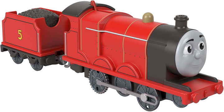 Thomas &amp; Friends, batteriebetriebene Spielzeuglok, Klassische, batteriebetriebene James-Lok und Frac