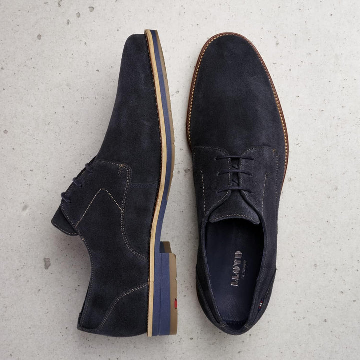 LLOYD Herren Schnürhalbschuhe Langston, Männer Businessschuhe 39 EU Ocean, 39 EU Ocean