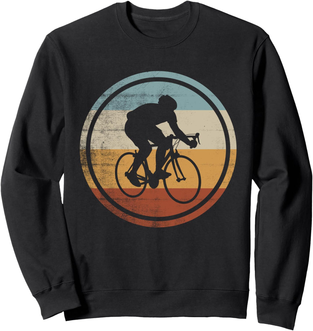 Retro Vintage Radfahrer Design Rad Radfahren Sweatshirt