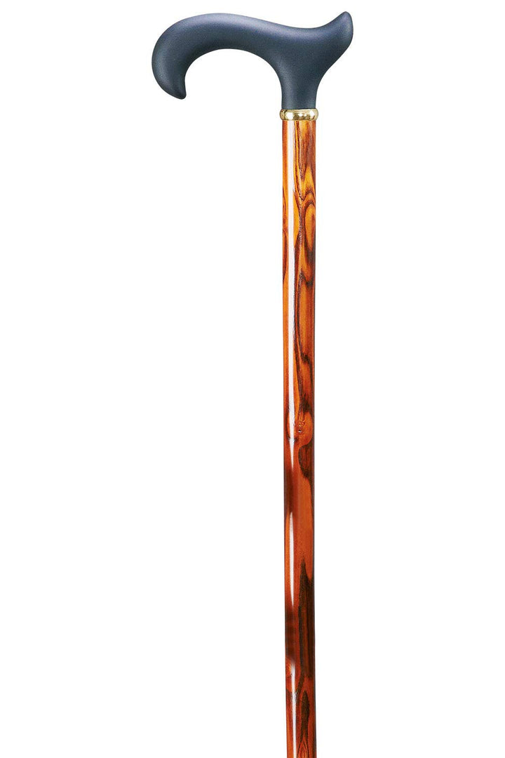 Gastrock Holz Gehstock Softgrip Derby ergonomisch - Der edle Bentley