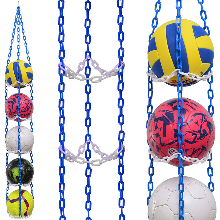 Vailantes Universal-Ballhalter für Basketball, Fussball, Volleyball - Ballaufhänger - Aufbewahrung v