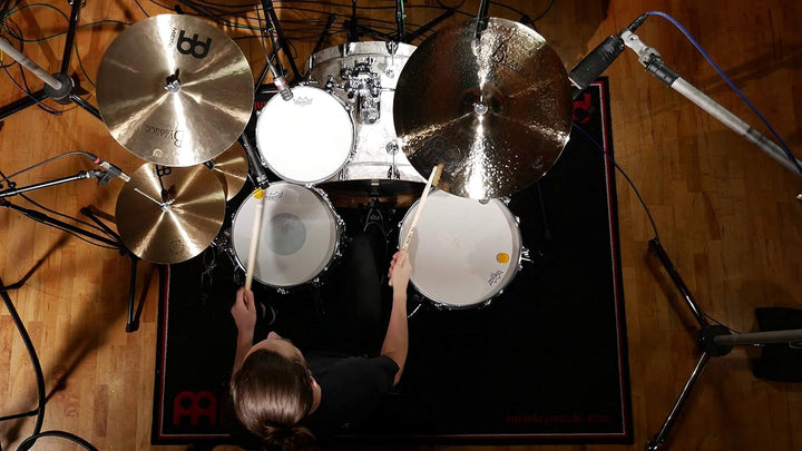 Meinl Cymbals Byzance Brillant Ride Medium 22 Zoll (Video) Schlagzeug Becken (55,88cm) B20 Bronze, B