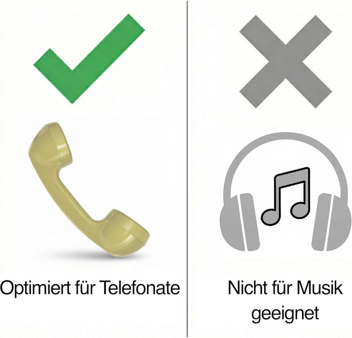 Retro Handyhörer für Apple iPhones mit Lightning (passender Adapter mit inbegriffen) in der Form ein