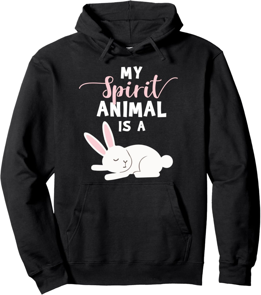 My Spirit Animal Bunny Rabbit Gifts Bunny Gift Idea Items Pullover Hoodie