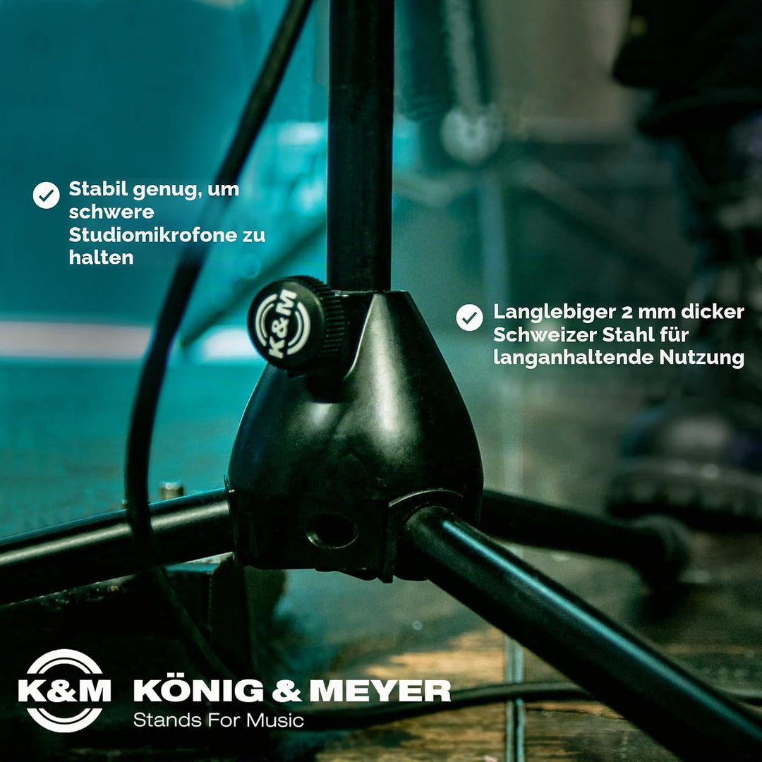 Konig & Meyer Standard-Mikrofon-Auslegerständer - 25400 890 - 1600 mm / 680 mm Standard, 890 - 1600