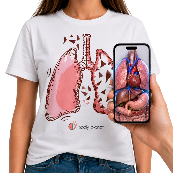 AR+ Body Planet Magic T-Shirt EVO (L) Pädagogisches Augmented Reality T-Shirt