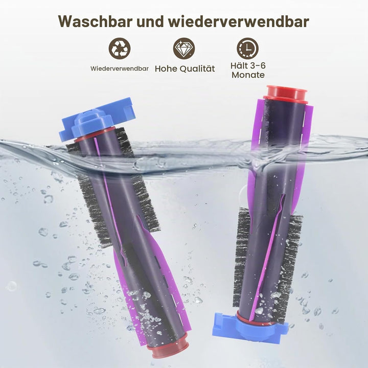2er-Set Hauptbürstenersatz für Shark PowerDetect AV2820AE / AV2820S、Shark Detect Pro RV2820AE, und k