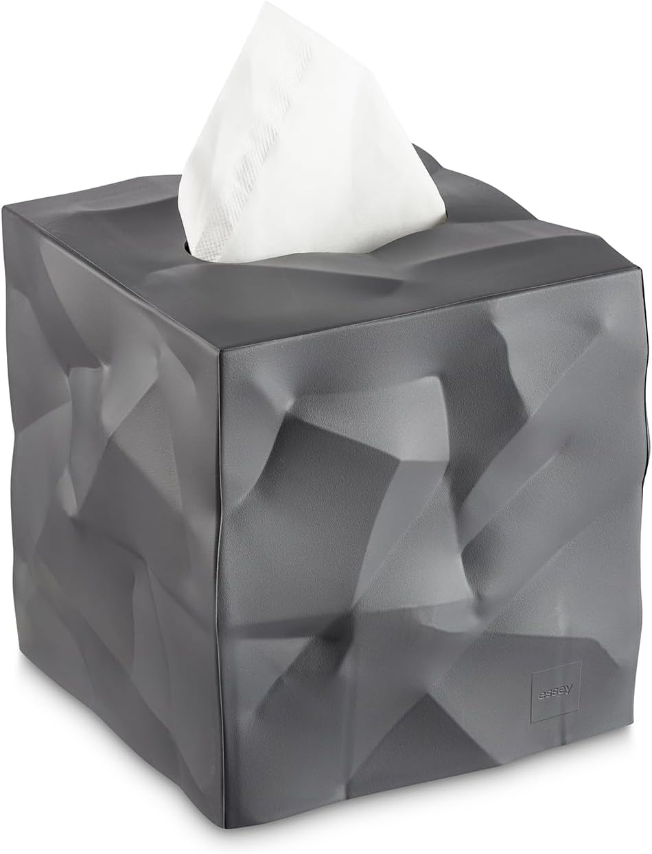 Essey Kosmetiktücher-Box Wipy Cube I, quadratischer Taschentuchspender, Design Taschentuchbox, 13x13