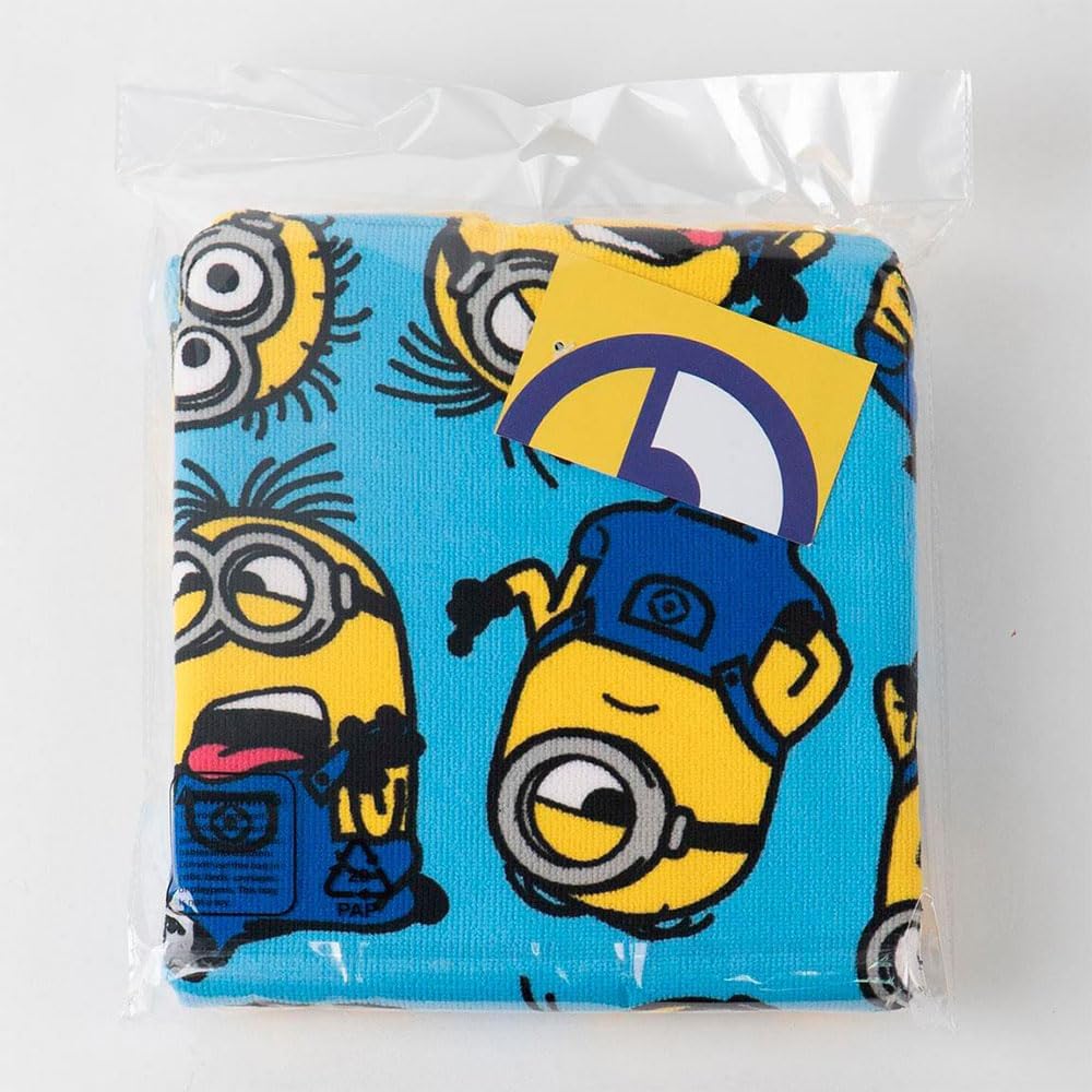 Minions Mikrofaser-Poncho für Kinder für Strand und Pool, aus Mikrofaser, für Jungen, Mädchen, mit K