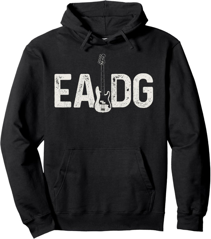 Bassspieler-Geschenk EADG Bassist Band Musiker Bass Gitarre Pullover Hoodie