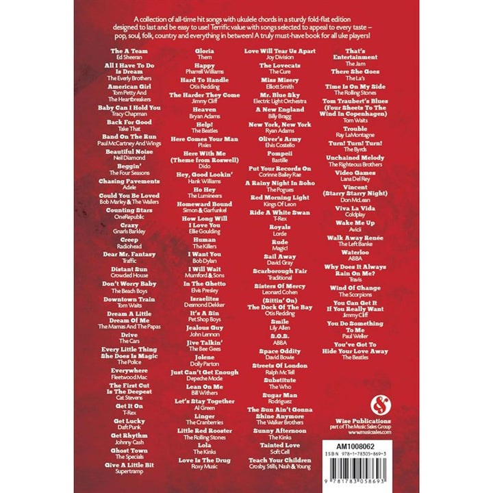 101 Hits For Ukulele (Red Book), Taschenbuch