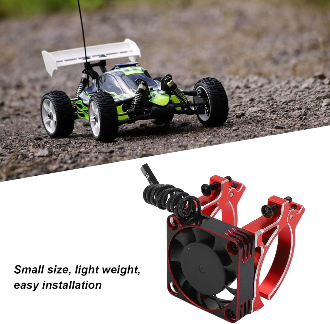 VGEBY RC-Lüfter 40 Mm Metalllüftermotor Lüfter mit Halterung für Ferngesteuertes Modellauto Motor mi