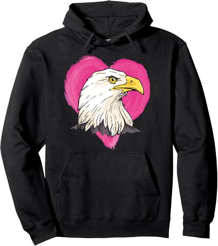 Weisskopfseeadler Herz Adler Liebe Love Weisskopfseeadler Pullover Hoodie