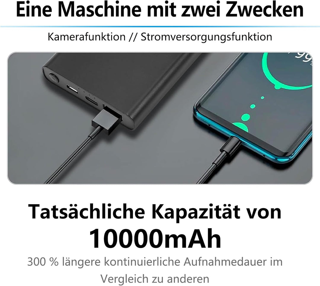 HD 1080P Mini Kamera,Tragbare Kamera,Innen- und Aussenüberwachungskamera,Sicherheitskamera mit Beweg