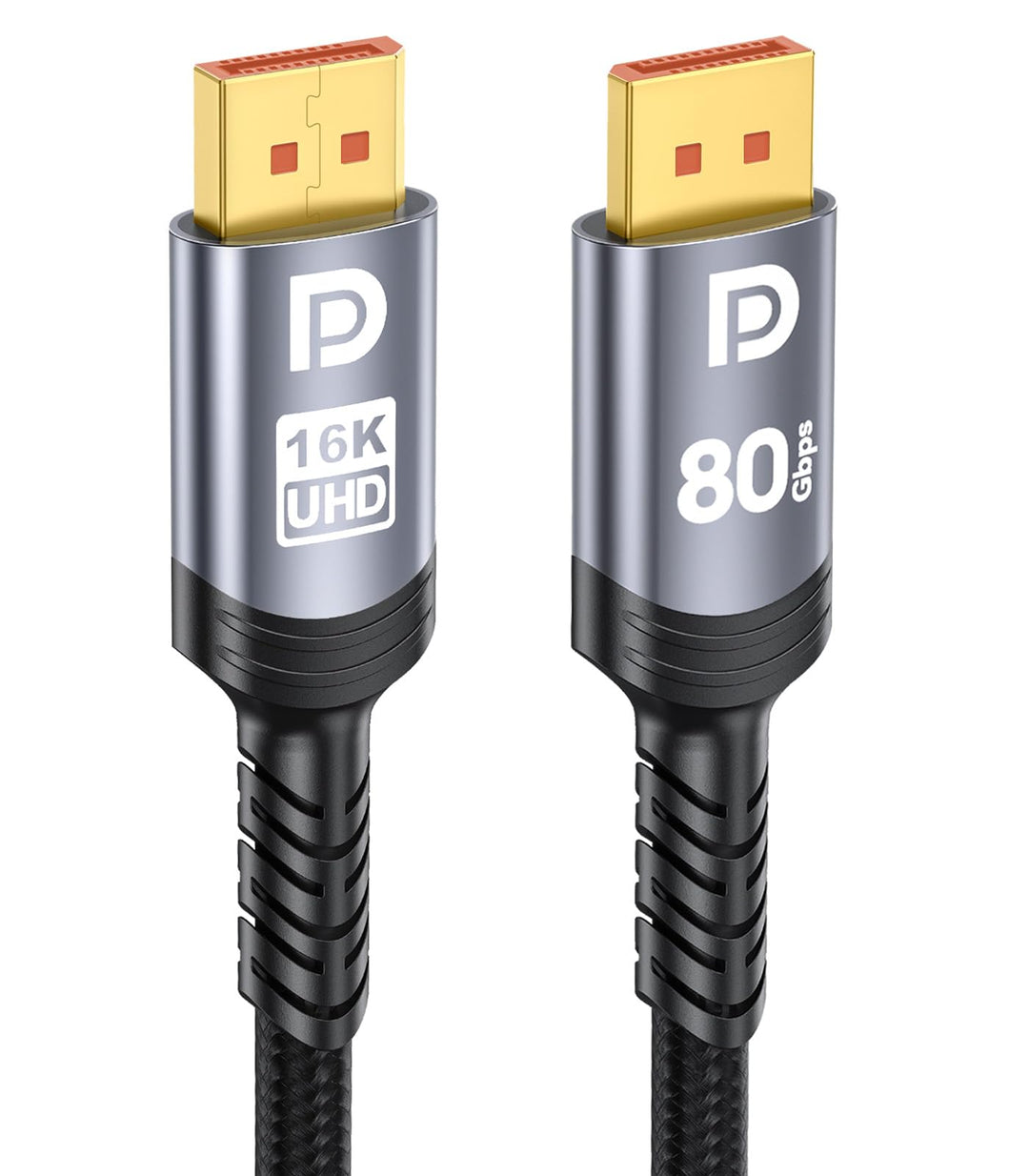 Sniokco 80Gbps DisplayPort Kabel 2.1 4.5M, DP Kabel für 16K@60Hz 8K@240Hz, 4K@540Hz 360Hz 240Hz Komp