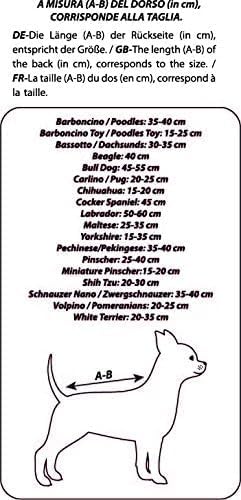 Croci C7074024 Rollkragenpullover, Stoccolma Schwarz, 60 cm Schwarz 60 cm, Schwarz 60 cm