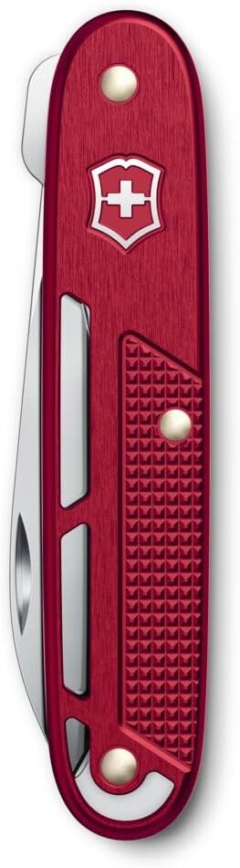 Victorinox Taschenmesser Onefold Alox, 2 Funktionen, Multitool, Grosse Klinge, Trageclip, Swiss Made