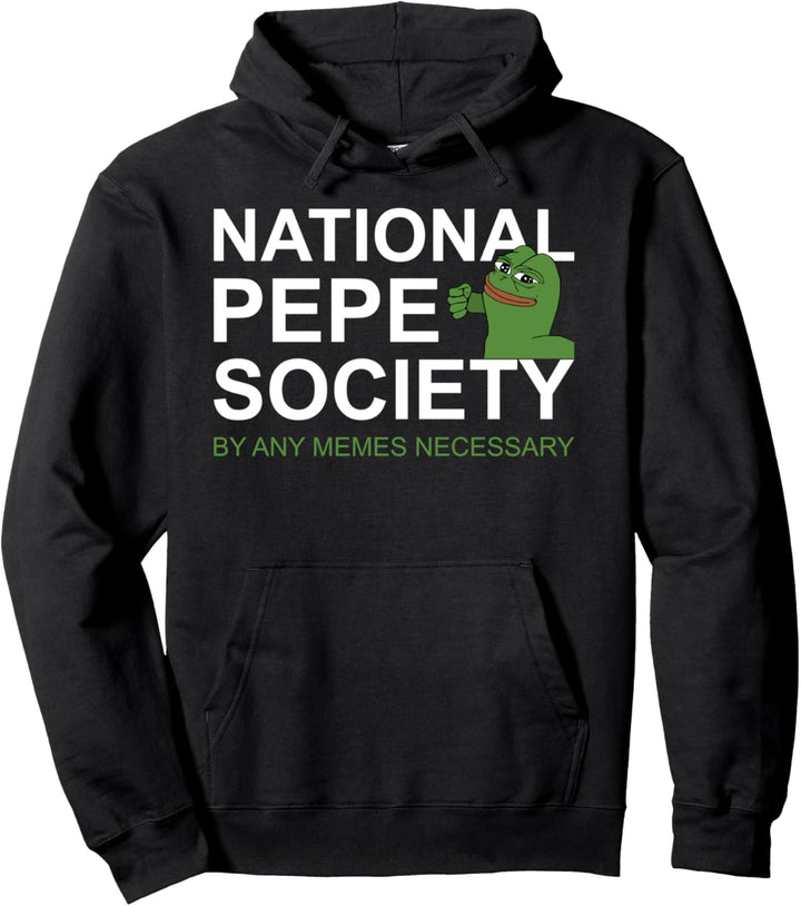 Funny Ironic National Pepe Society Sarkastisch Pullover Hoodie