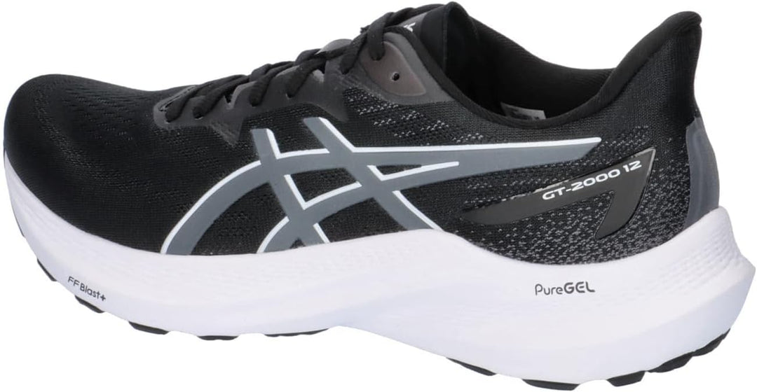 ASICS Herren GT-2000 12 44 EU Black Carrier Grey, 44 EU Black Carrier Grey