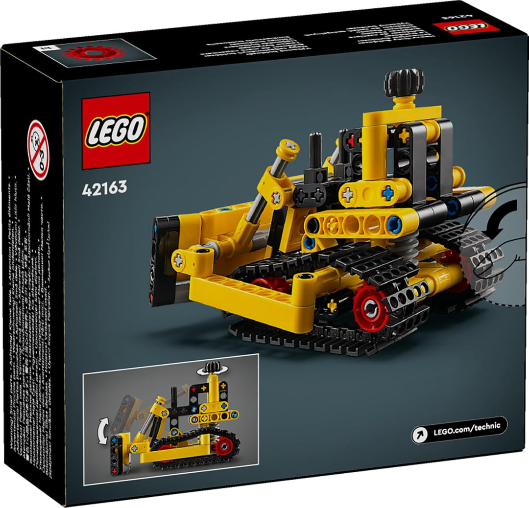 LEGO Technic Offroad Rennbuggy, Auto-Spielzeug für Kinder & Technic Schwerlast Bulldozer, Spielzeug-