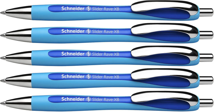 Schneider 132503 Slider Rave XB Kugelschreiber (Strichstärke: XB, dokumentenechte Mine, Made in Germ