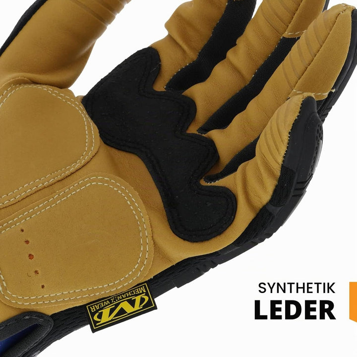 Mechanix Wear: Material4X M-Pact Kunstleder-Arbeitshandschuhe – Aufprallschutz, absorbiert Vibration