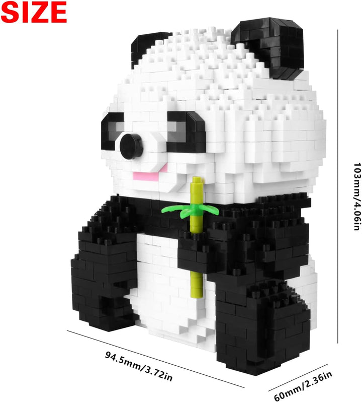 Larcele 915 Stücke Mikro Bausteine Spielzeug Kit, Mini Bricks Bauen Bauklötze Satz KLJM-07 Mehrweg (