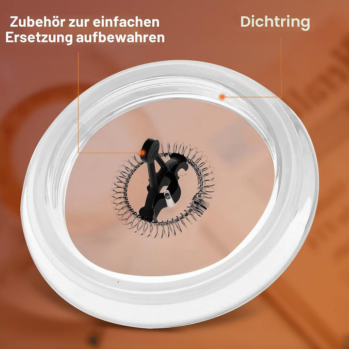 Milchaufschäumer Elektrisch 4 in 1 Milchschäumer für Heisser und Kalter Milchschaum Heisse Schokolad