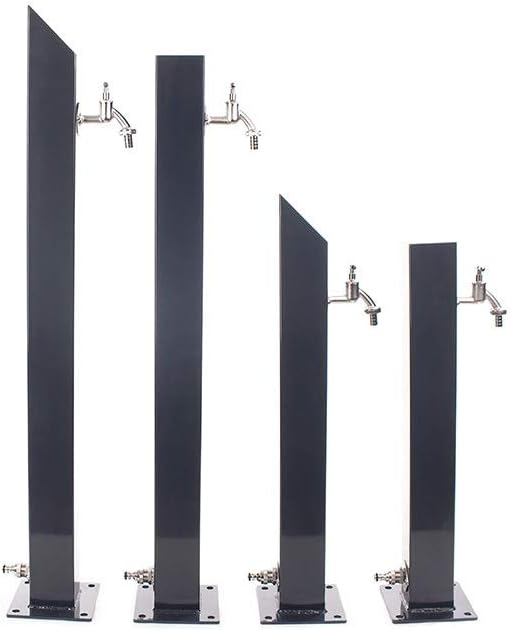 KTC Tec TRINKWASSER Wassersäule TSQS 1030 Anthrazit, Wasserzapfsäule Wasserzapfstelle Gartenzapfstel