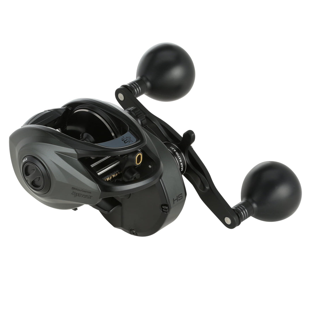 Abu Garcia Beast 400 Low Profile Baitcast-Angelrolle 400 – Linkshänder – hohe Geschwindigkeit, 400 &